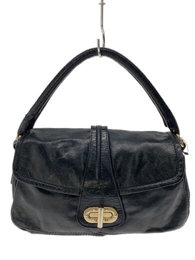 商品画像：ショルダーバッグ/レザー/BLK/無地 1