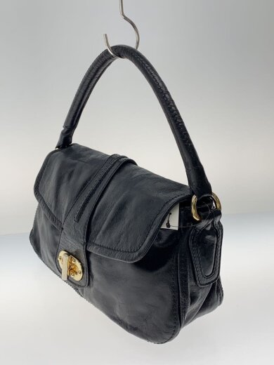 商品画像：ショルダーバッグ/レザー/BLK/無地 2