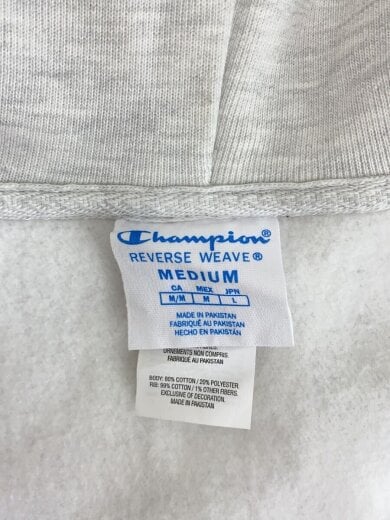 商品画像：ジップパーカー/L/コットン/GRY 3