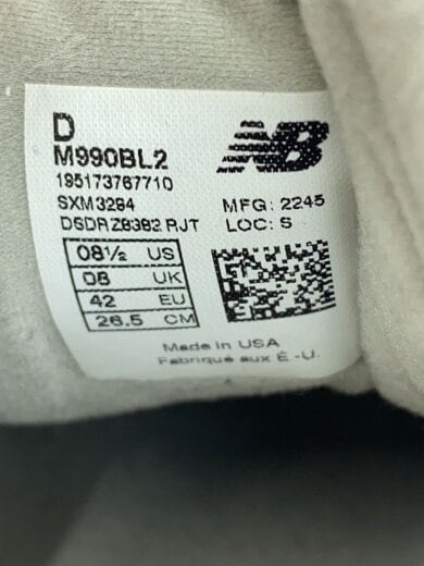 商品画像：M990/ブラック/26.5cm/BLK 5