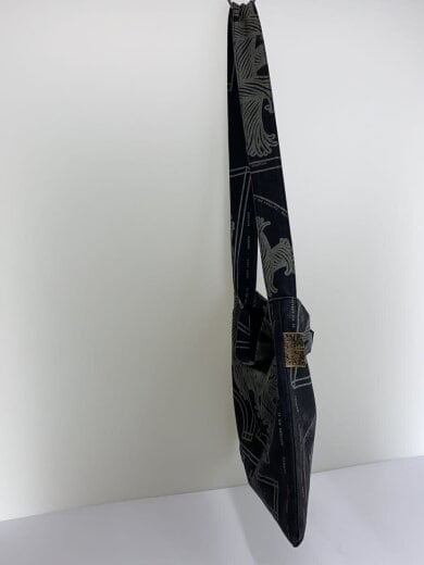 商品画像：ショルダーバッグ/リネン/BLK/総柄 2