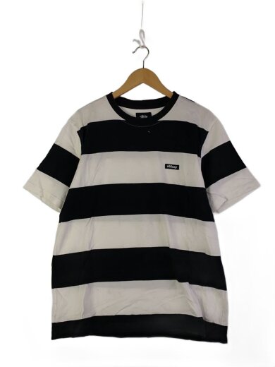 商品画像：Tシャツ/M/コットン/WHT/ボーダー/1140140 1