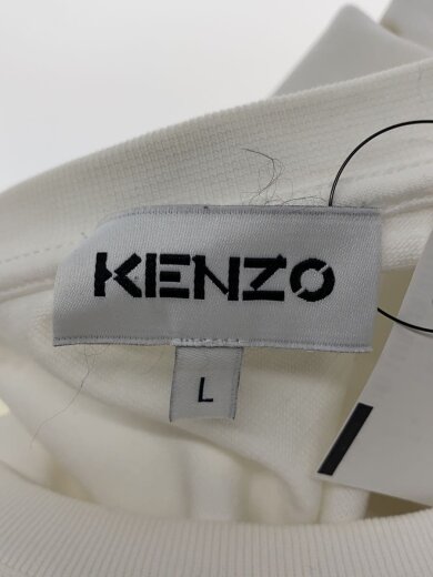 商品画像：Tシャツ/L/コットン/WHT/タイガー刺繍 3