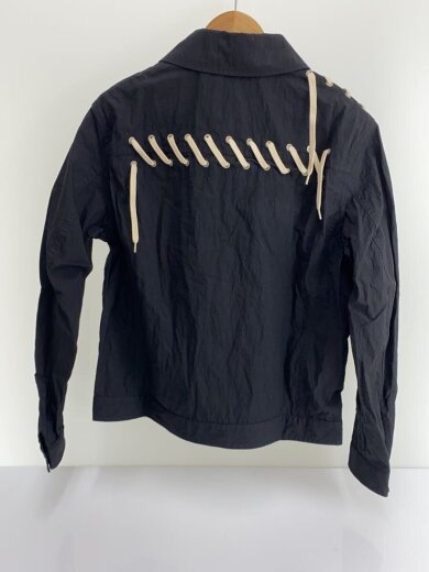 商品画像：ジャケット/S/コットン/BLK/無地 2