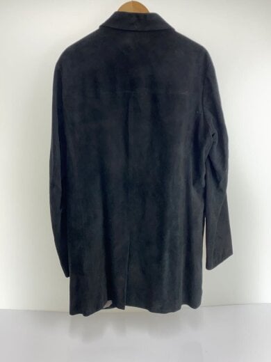 商品画像：ステンカラーコート/50/羊革/BLK/無地 2
