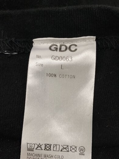 商品画像：Tシャツ/L/コットン/BLK/GD0063 4
