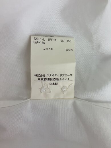商品画像：半袖シャツ/S/コットン/WHT/1216-250-2465 4