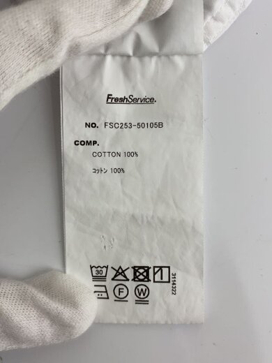 商品画像：長袖シャツ/M/コットン/WHT/無地/FSC253-50105B// 5