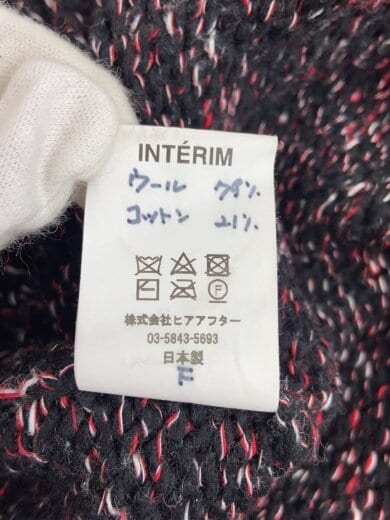 商品画像：HYPER BIG 3GG HEAVY MIX COLOR CREW SWEATER/FREE/ウール/BLK 4