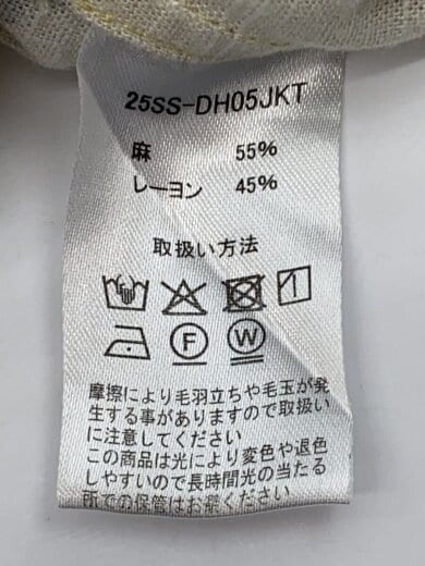 商品画像：長袖シャツ/M/リネン/IVO/総柄/25SS-DH05JKT 5