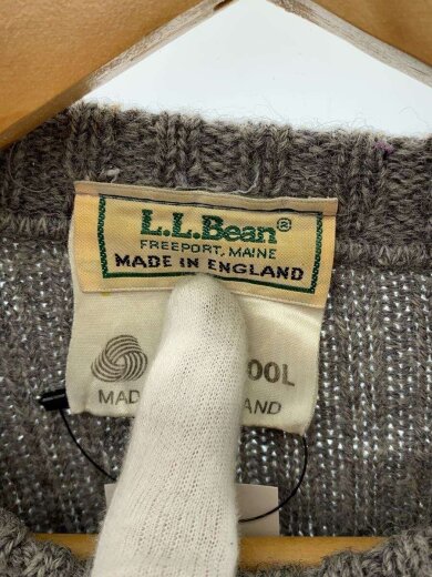 商品画像：イングランド製/クルーネックニット/ニット・セーター(厚手)/L/ウール/GRY 3