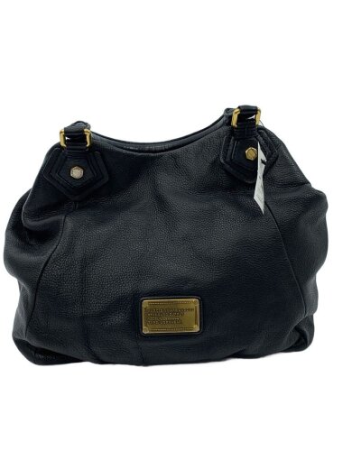 商品画像：トートバッグ/レザー/BLK/無地 1