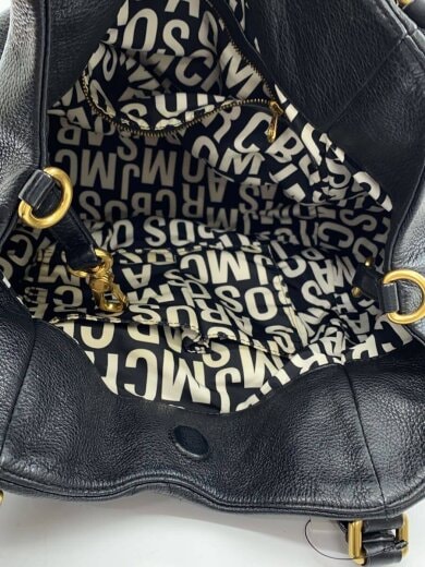 商品画像：トートバッグ/レザー/BLK/無地 6