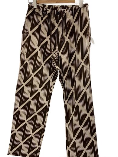 商品画像：DH-ART DECO PANTS/ボトム/L/コットン/BRW/総柄 1