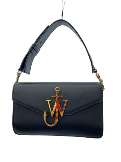 商品画像：2WAYショルダーバッグ/レザー/BLK/無地 1