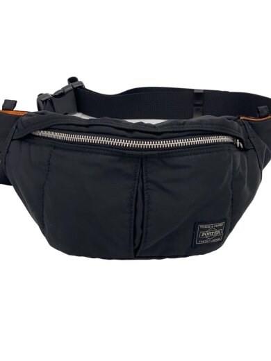 商品画像：ウエストバッグ/ナイロン/BLK/無地 1