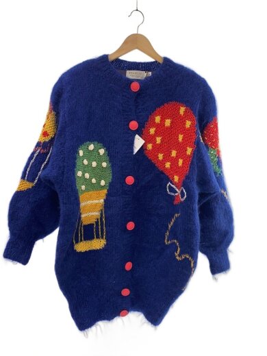 商品画像：FEMELLE/カーディガン(厚手)/--/モヘア/NVY/プリント 1