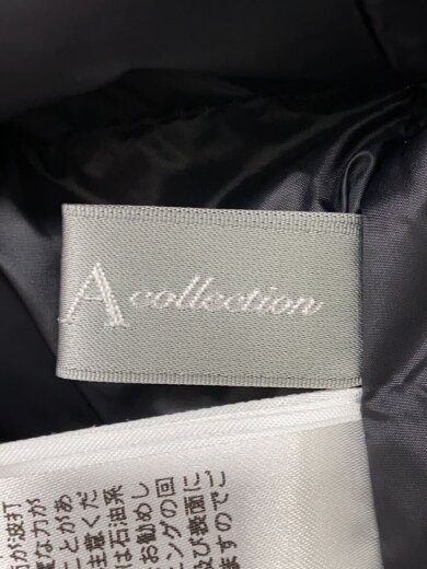 商品画像：ロングダウンジャケット/9/ウール/GRY/無地/12328-02529 4