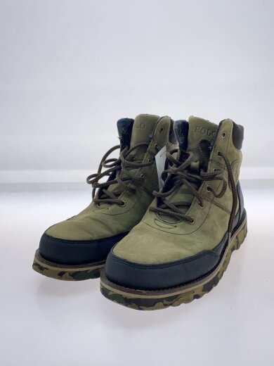商品画像：カモソール/ワークブーツ/レースアップブーツ/US9/KHK 2