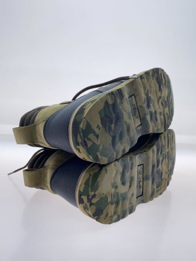 商品画像：カモソール/ワークブーツ/レースアップブーツ/US9/KHK 4