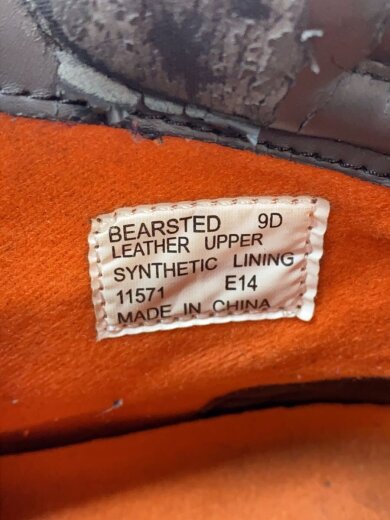 商品画像：カモソール/ワークブーツ/レースアップブーツ/US9/KHK 5