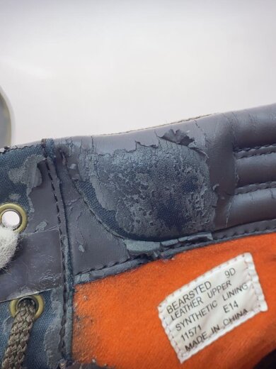 商品画像：カモソール/ワークブーツ/レースアップブーツ/US9/KHK 6