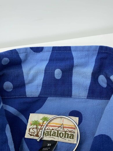 商品画像：半袖シャツ/XS/コットン/BLU/総柄 9