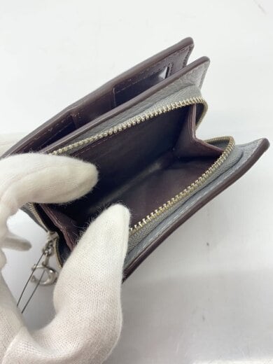 商品画像：2つ折り財布/レザー/GRY/レディース 5