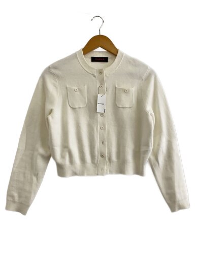 商品画像：カーディガン(薄手)/XS/コットン/WHT/無地/39-02-34-02001 1
