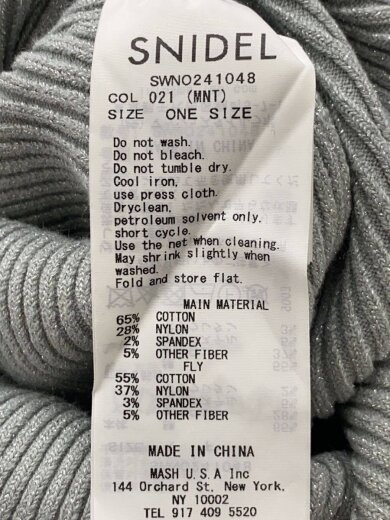 商品画像：フロントボタンニットワンピース/長袖ワンピース/one/コットン/SLV/SWNO241048 4