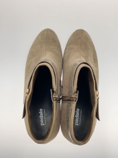 商品画像：ショートブーツ/23.5cm/BEG/スウェード 3