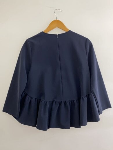 商品画像：ストレッチフリルブラウス/38/ポリエステル/NVY/無地/YR2021-094AW-3 2