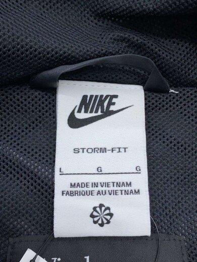 画像：NIKEナイロンジャケット/L/ナイロン/BLK/無地/HV8370-0103