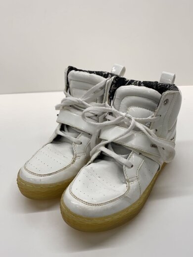 商品画像：ハイカットスニーカー/24.5cm/WHT/PVC 2