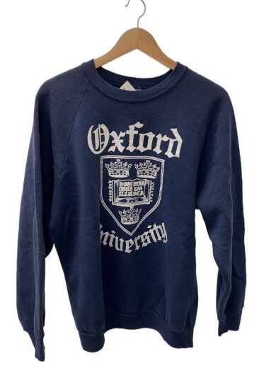 商品画像：80s/OXFORD/カレッジスウェット/L/NVY/プリント 1