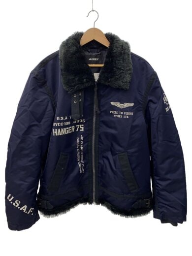 商品画像：ミリタリージャケット/MULTI STENCIL NYLON /XXL/ナイロン/NVY/無地/783-42520 1