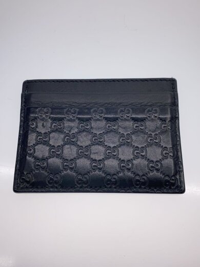 商品画像：カードケース_グッチシマ/フェイクレザー/BLK/総柄/メンズ// 2