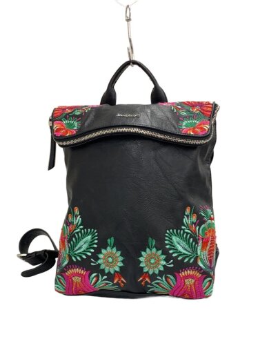 商品画像：リュック/レザー/BLK/総柄 1