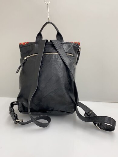 商品画像：リュック/レザー/BLK/総柄 3