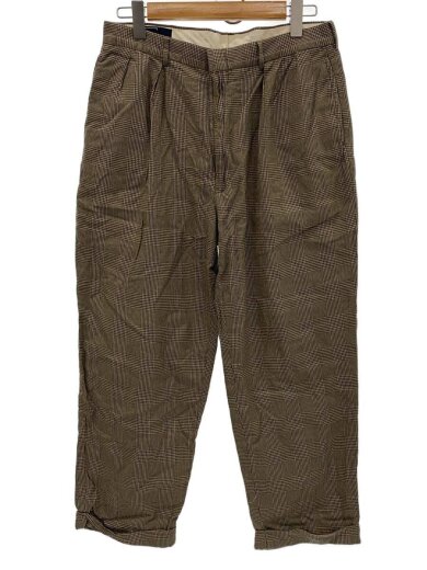 商品画像：スラックスパンツ/--/コットン/BEG/千鳥格子 1