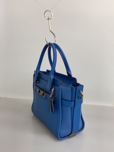 商品画像：ハンドバッグ/--/BLU/無地 2