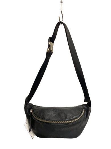 商品画像：ショルダーバッグ/レザー/BLK/無地 1