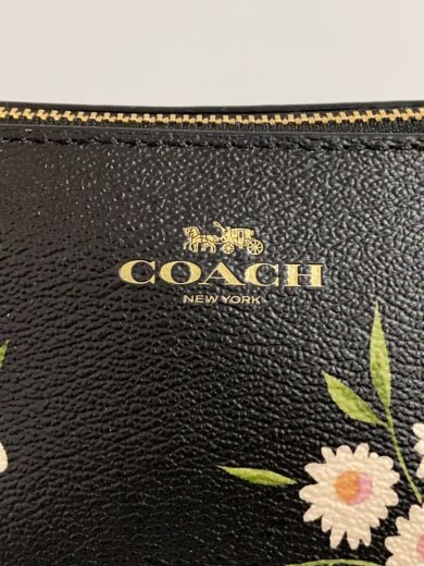 商品画像：ポーチ/レザー/BLK/総柄/f73019 COSMETIC CASE WITH TOSSED DAISY PR 5