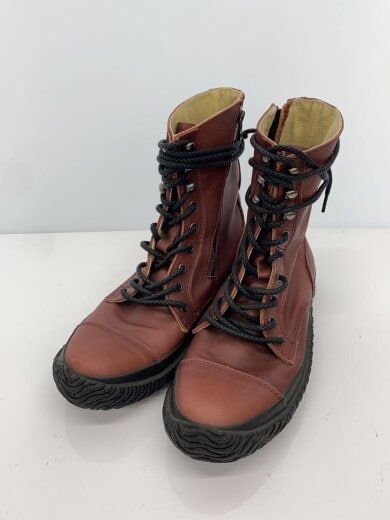 商品画像：ハイカットスニーカー/L/BRW/レザー 2