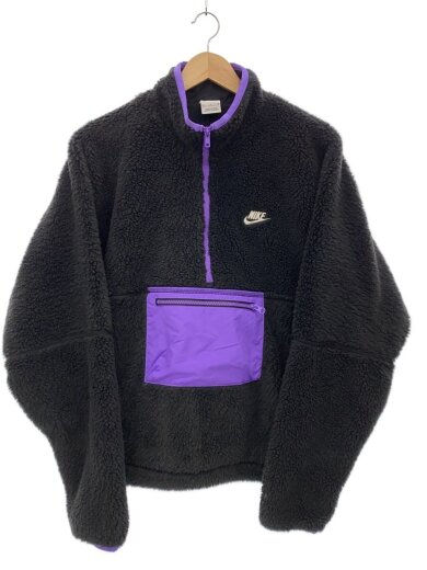 商品画像：フリースジャケット/M/ポリエステル/BLK/無地/DQ4881-010 1