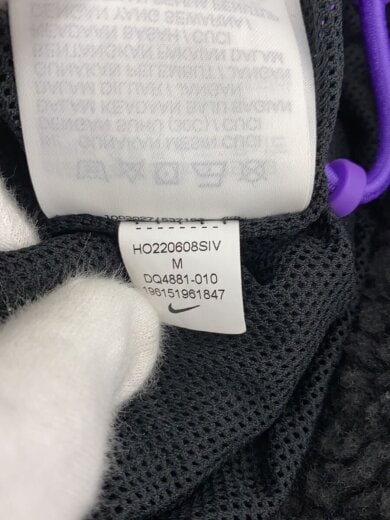 商品画像：フリースジャケット/M/ポリエステル/BLK/無地/DQ4881-010 4