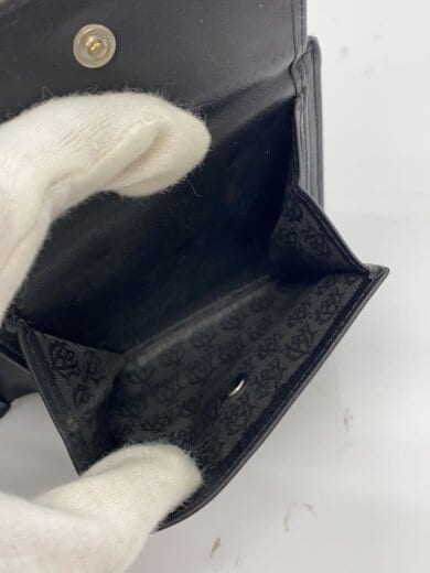 商品画像：2つ折り財布/レザー/BLK/アニマル/メンズ 5