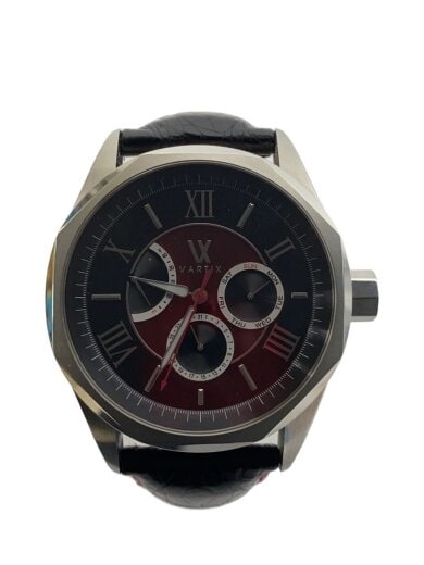 商品画像：自動巻腕時計/アナログ/レザー/RED/BLK/PR02// 1