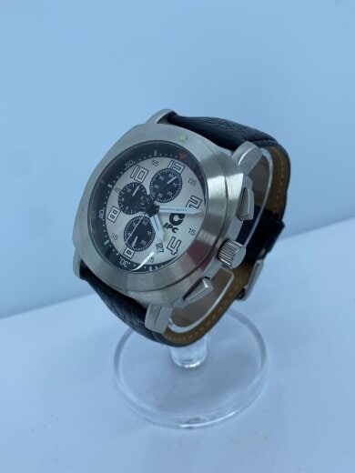 商品画像：クォーツ腕時計/アナログ/レザー/GRY/BLK 2