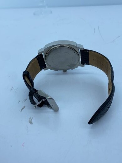 商品画像：クォーツ腕時計/アナログ/レザー/GRY/BLK 4